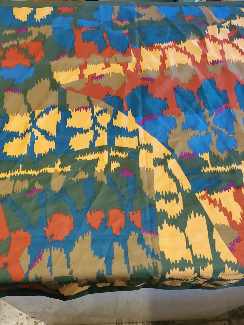 Bright colorful scarf